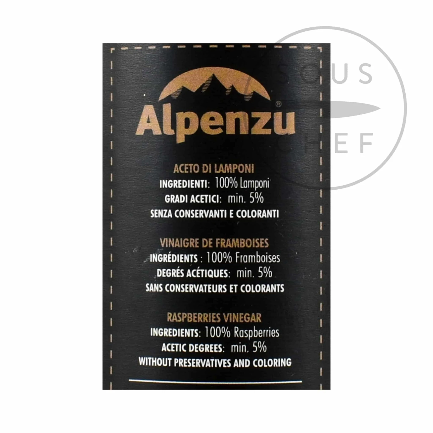 Alpenzu Raspberry Vinegar 250g 4 Alpenzu Raspberry Vinegar 250g - Image 2