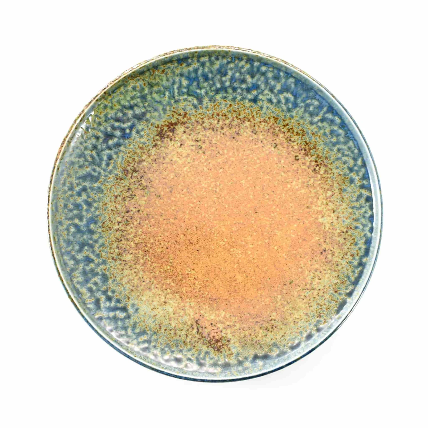 Chouseki Blue Gold Plate 28.5cm Dia X 3.5cm 4 Chouseki Blue Gold Plate 28.5cm Dia X 3.5cm - Image 2