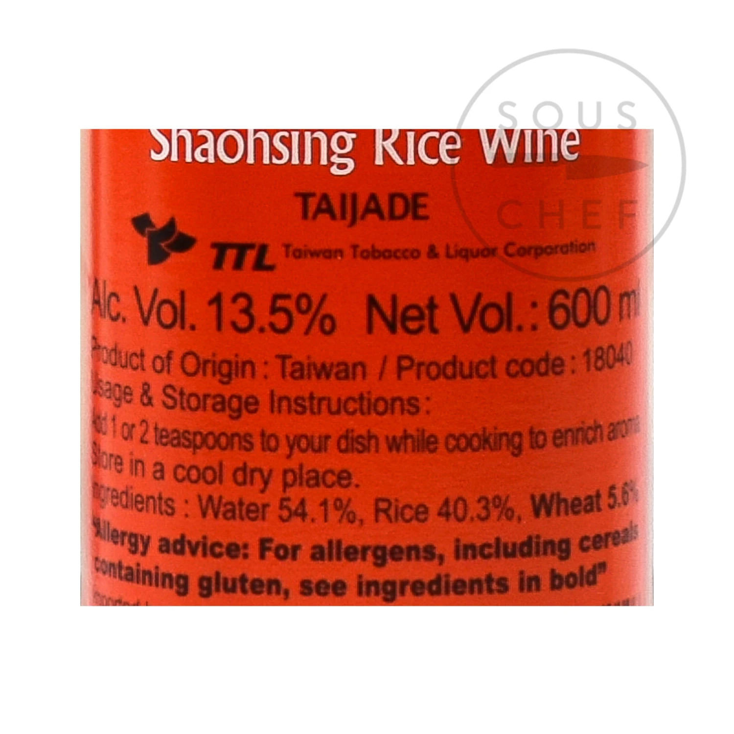 Shaoxing Wine 600ml 5 Shaoxing Wine 600ml - Image 3