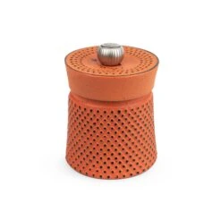 Home Kitchen 18 Peugeot Bali Fonte Cast Iron Pepper Mill Orange 8cm
