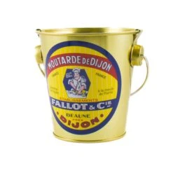 Fallot Dijon Mustard In Gift Metal Bucket 450g -Home Kitchen BP0115FallotDijonMustardInGiftMetalBucket450gAngle