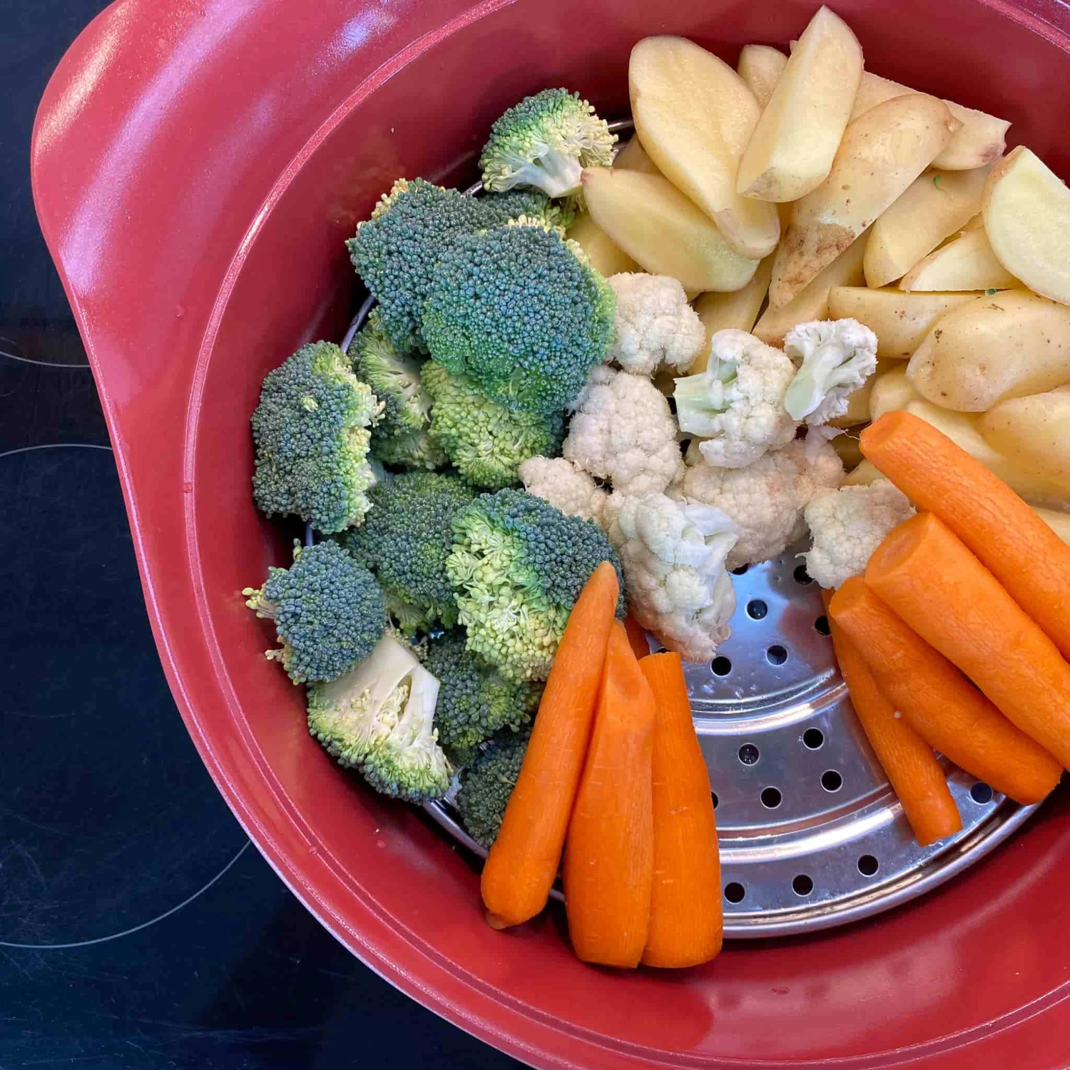 Cookut Stainless Steel Steamer Basket 4 Cookut Stainless Steel Steamer Basket - Image 2