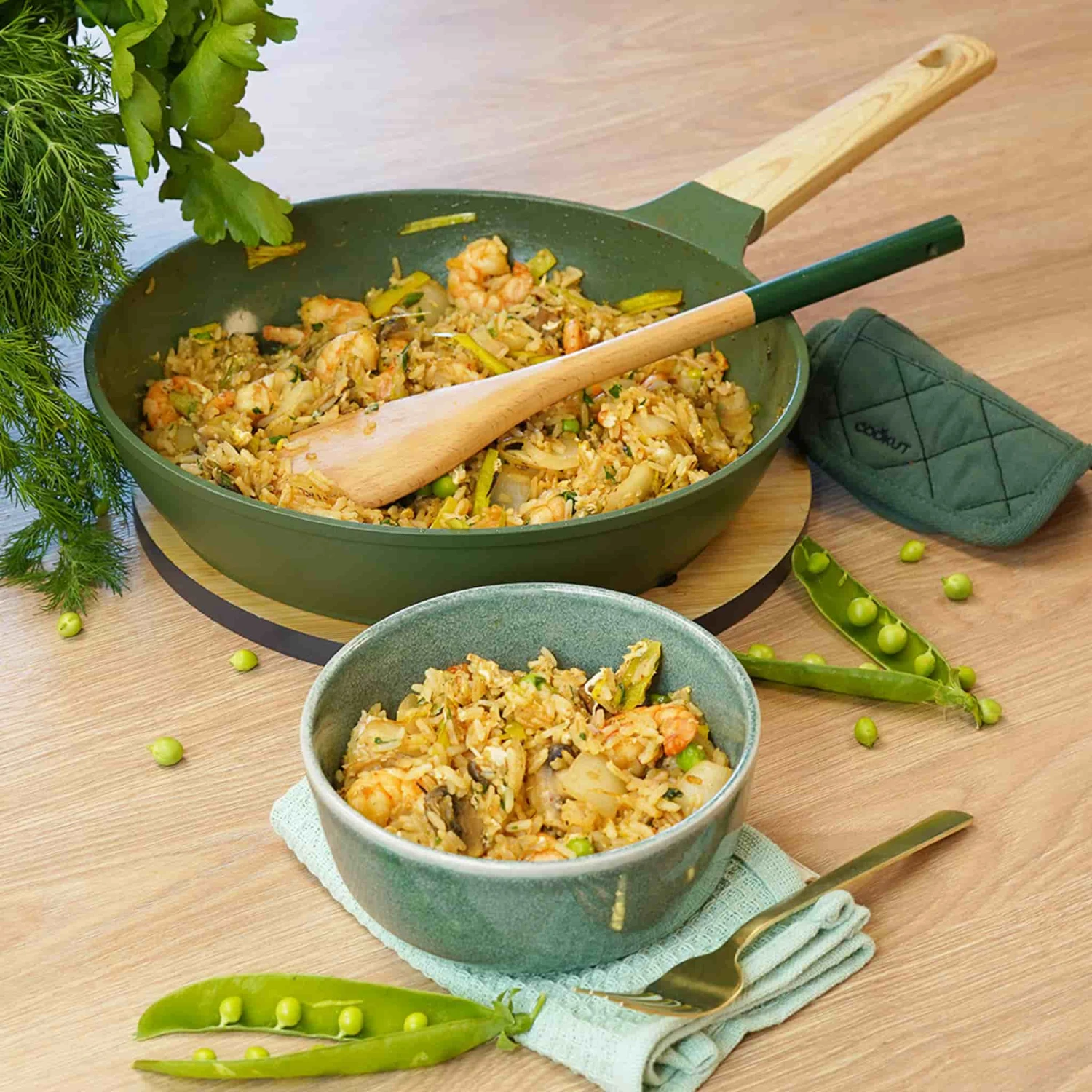 Cookut Pan, Green 4 Cookut Pan, Green - Image 2