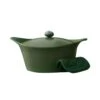 Cookut Multifunction Dutch Oven With Pot Holders, Green 1 Cookut Multifunction Dutch Oven With Pot Holders, Green -Home Kitchen CT0022BCookutMultifunctionDutchOvenwithPotHolders 28cm Green
