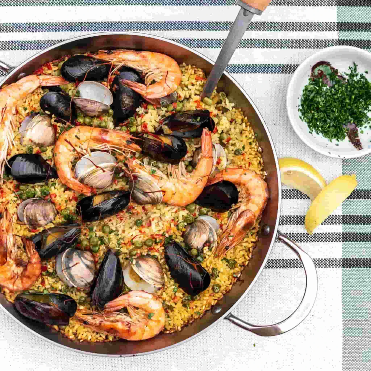De Buyer Mineral B Paella Pan 32cm 4 De Buyer Mineral B Paella Pan 32cm - Image 2
