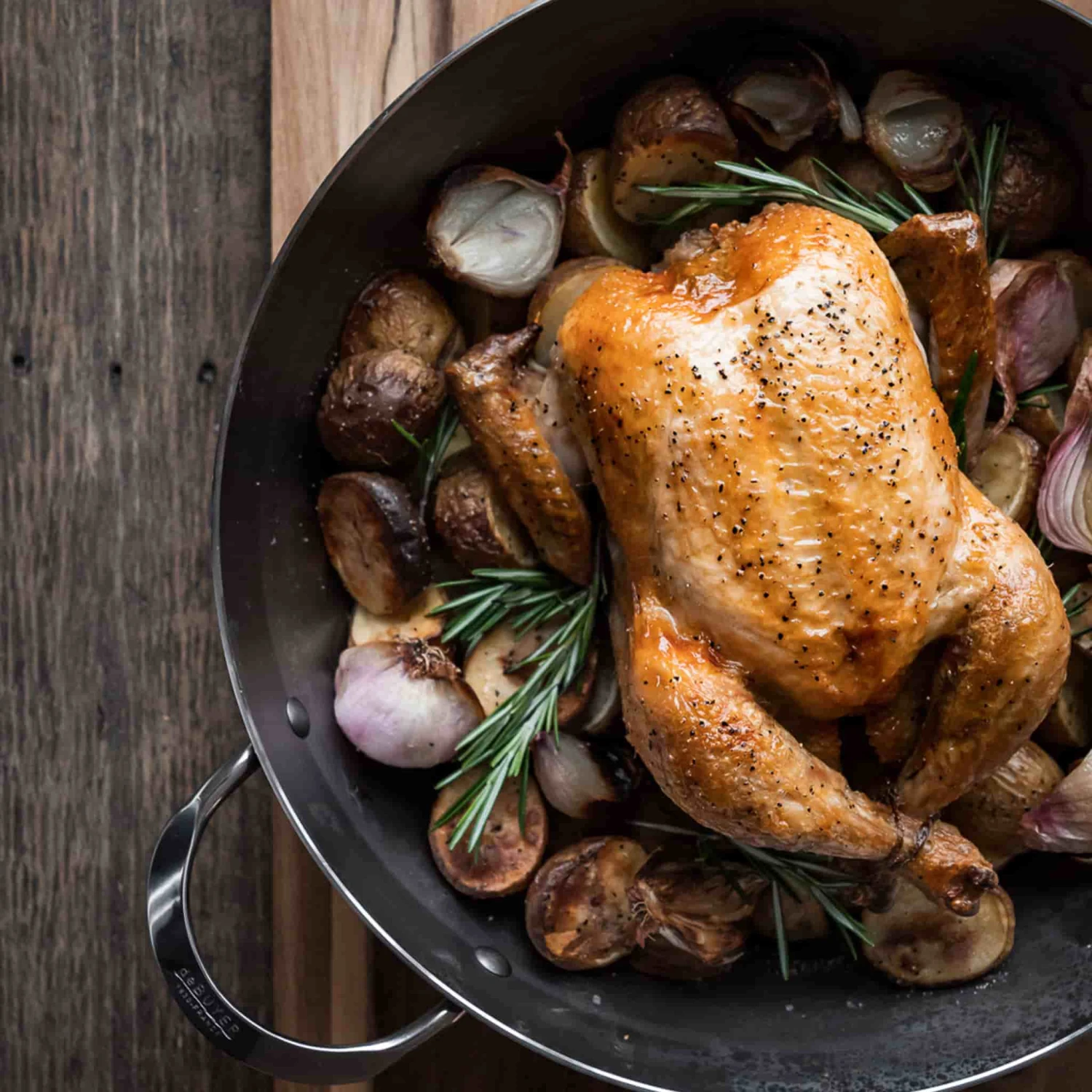 De Buyer Mineral B Country Frying Pan With 2 Handles 32cm 4 De Buyer Mineral B Country Frying Pan With 2 Handles 32cm - Image 2