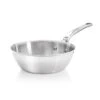 De Buyer Affinity Stainless Steel Curved Saute Pan 24cm -Home Kitchen DB0215 DeBuyerAffinityStainlessSteelCurvedSautePan24cm