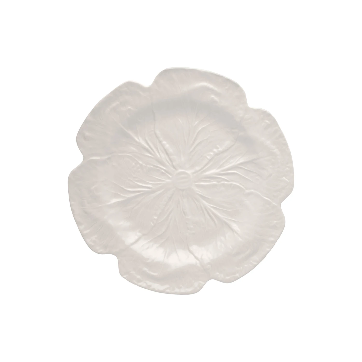 Bordallo Pinheiro White Cabbage Charger Plate 30.5cm 3 Bordallo Pinheiro White Cabbage Charger Plate 30.5cm