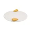 Bordallo Pinheiro White Cheese Tray With Yellow Cheese 1 Bordallo Pinheiro White Cheese Tray With Yellow Cheese -Home Kitchen DC0188BordalloPinheiroWhiteCheeseTraywithYellowCheese