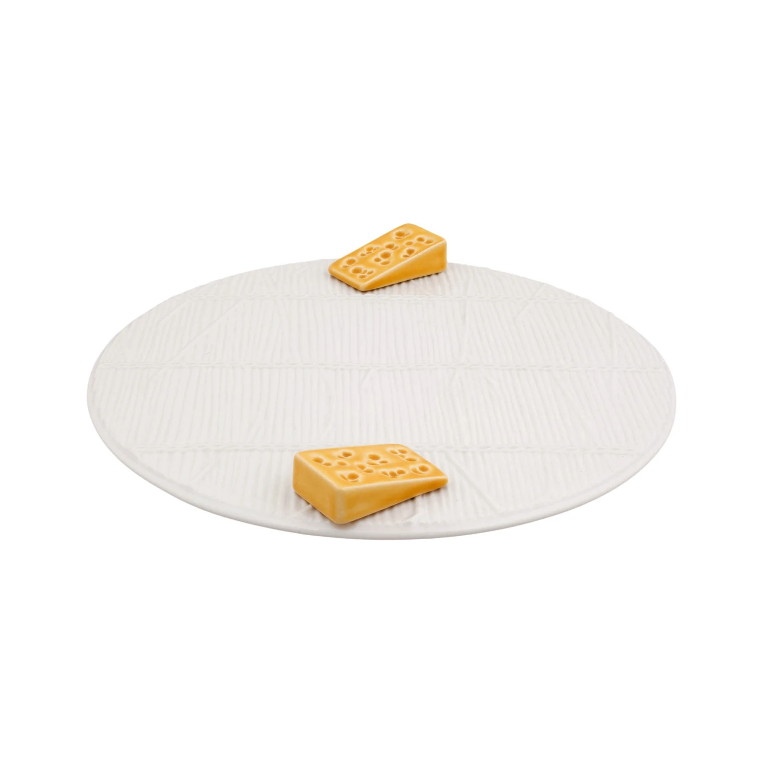 Bordallo Pinheiro White Cheese Tray With Yellow Cheese 3 Bordallo Pinheiro White Cheese Tray With Yellow Cheese