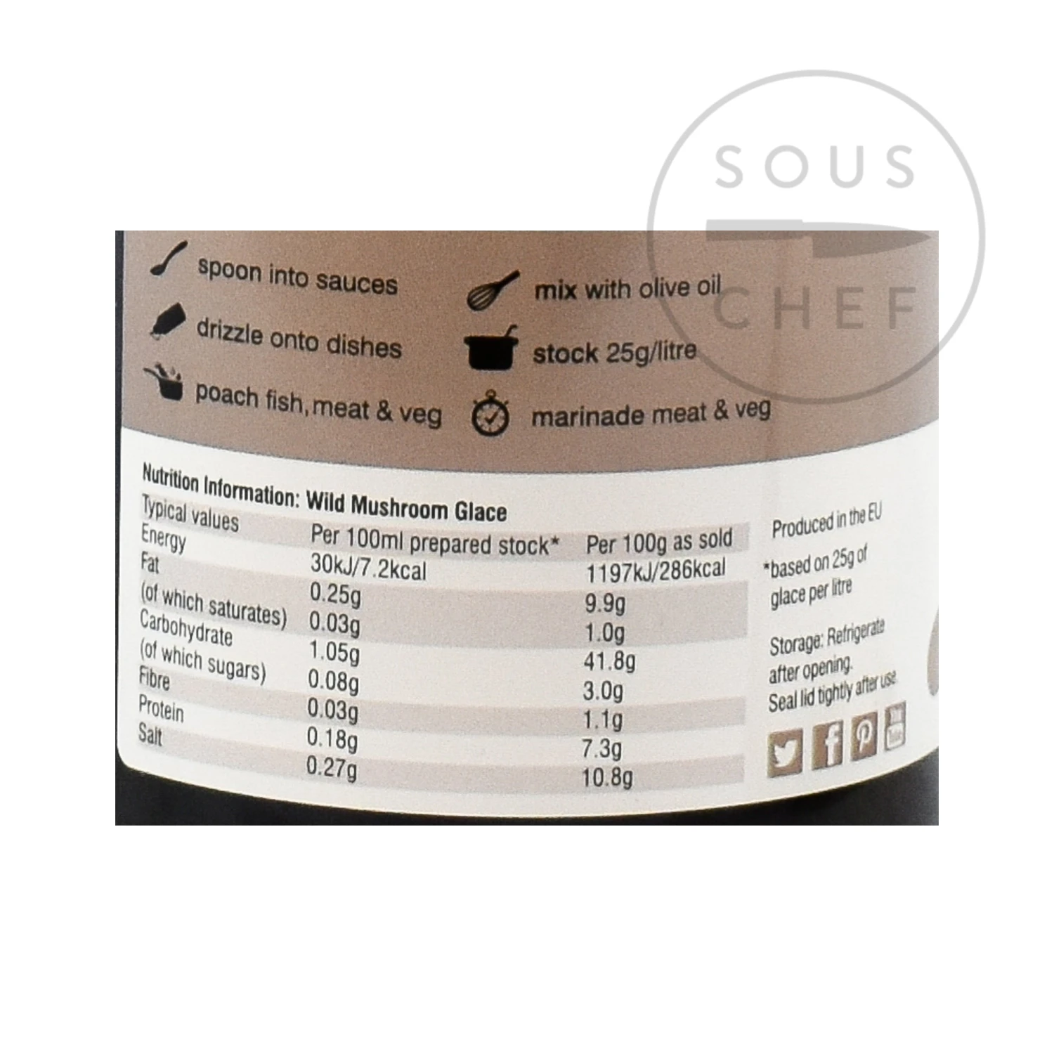 Essential Cuisine Wild Mushroom Glace 600g 5 Essential Cuisine Wild Mushroom Glace 600g - Image 3