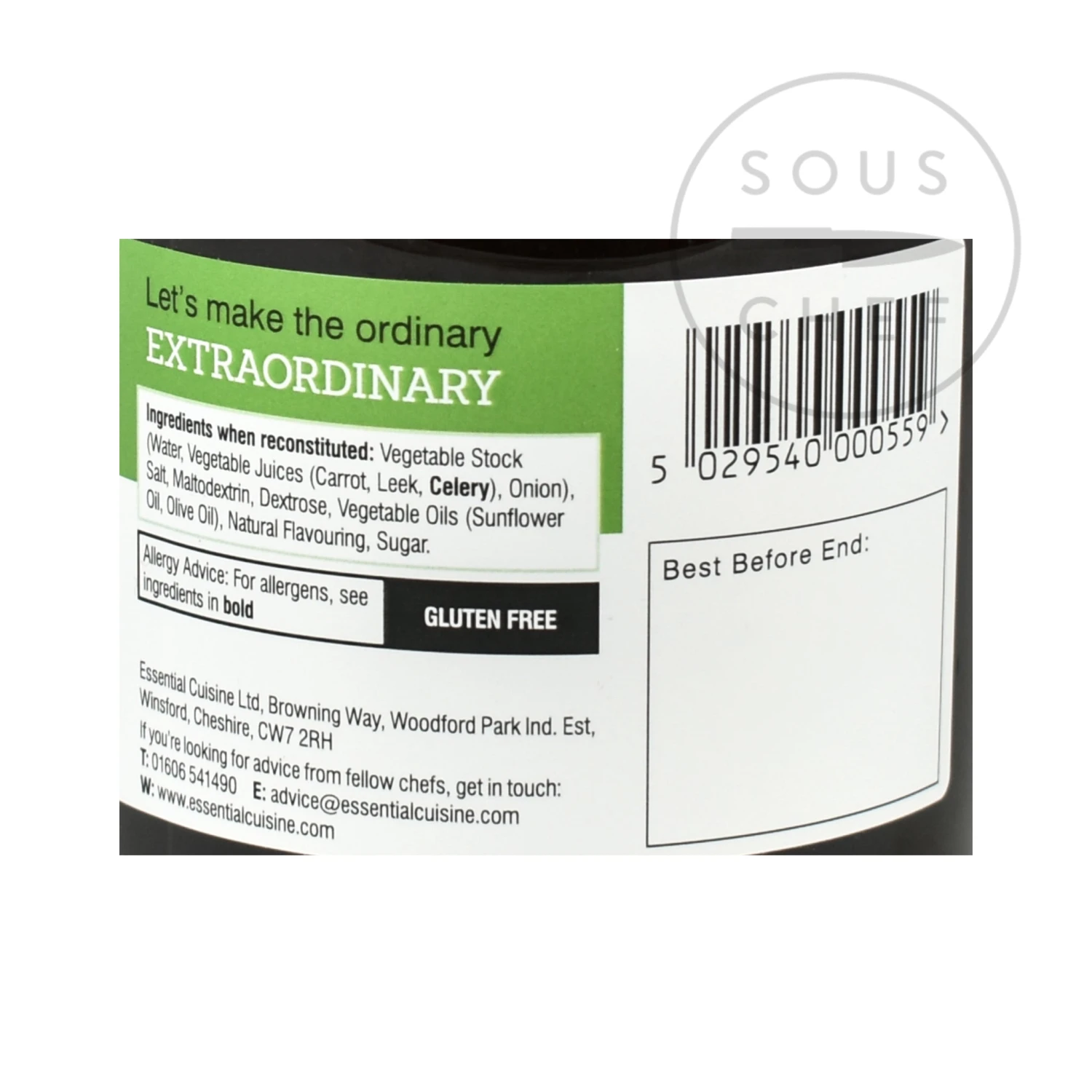 Essential Cuisine Vegetable Glace 600g 5 Essential Cuisine Vegetable Glace 600g - Image 3