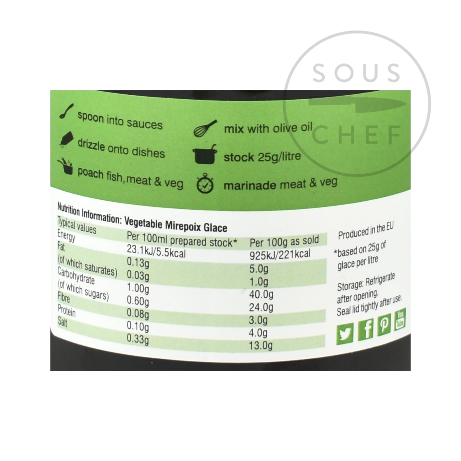 Essential Cuisine Vegetable Glace 600g 4 Essential Cuisine Vegetable Glace 600g - Image 2