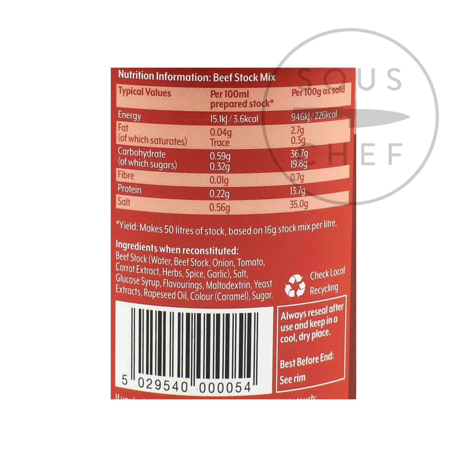 Essential Cuisine Beef Stock Mix 800g 4 Essential Cuisine Beef Stock Mix 800g - Image 2