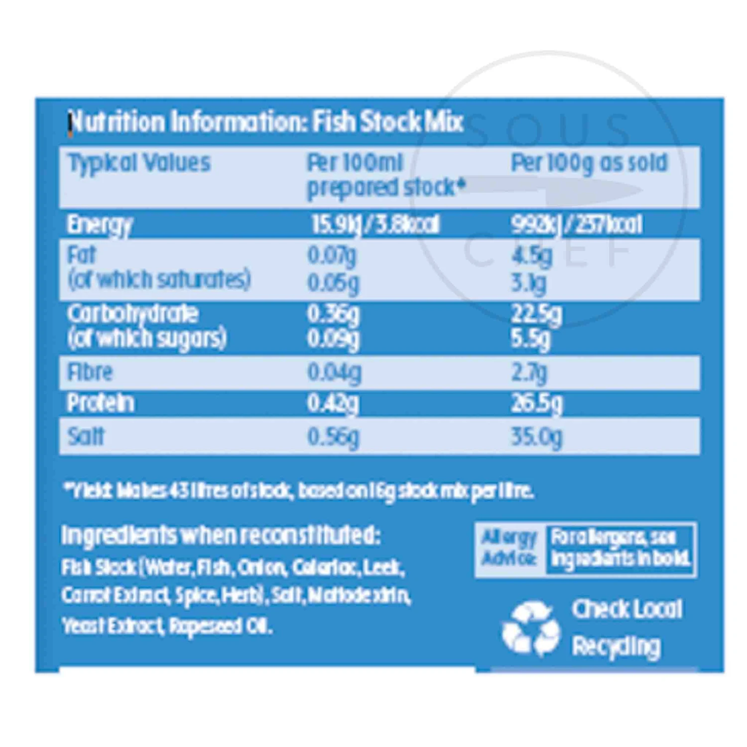 Essential Cuisine Fish Stock Mix 700g 4 Essential Cuisine Fish Stock Mix 700g - Image 2