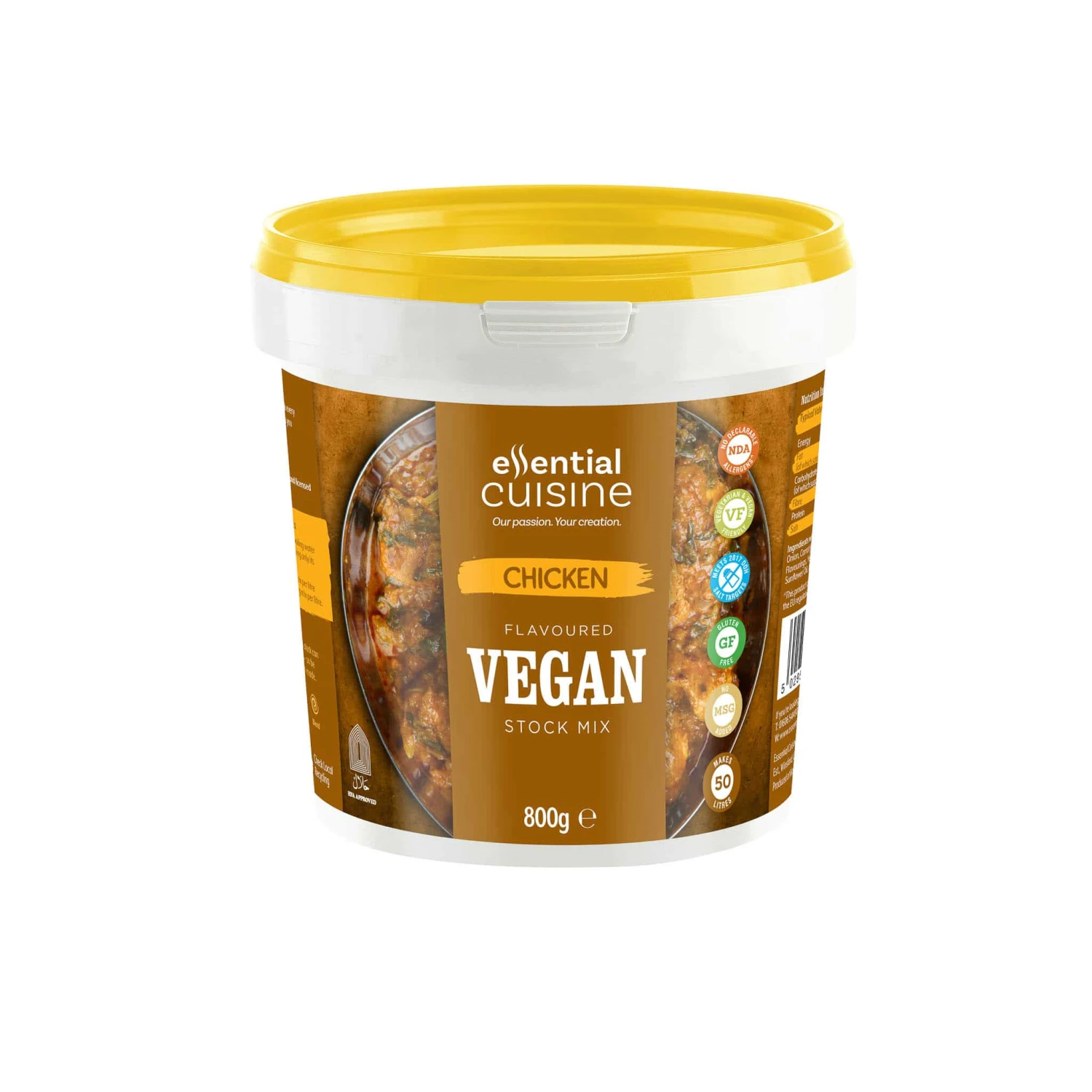 Essential Cuisine Vegan Chicken Stock 800g 3 Essential Cuisine Vegan Chicken Stock 800g