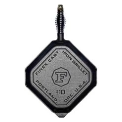 Finex Cast Iron Grill Pan, 25cm (10inch) -Home Kitchen ED0101FinexCastIronGrillPan 25cm 10inch 2