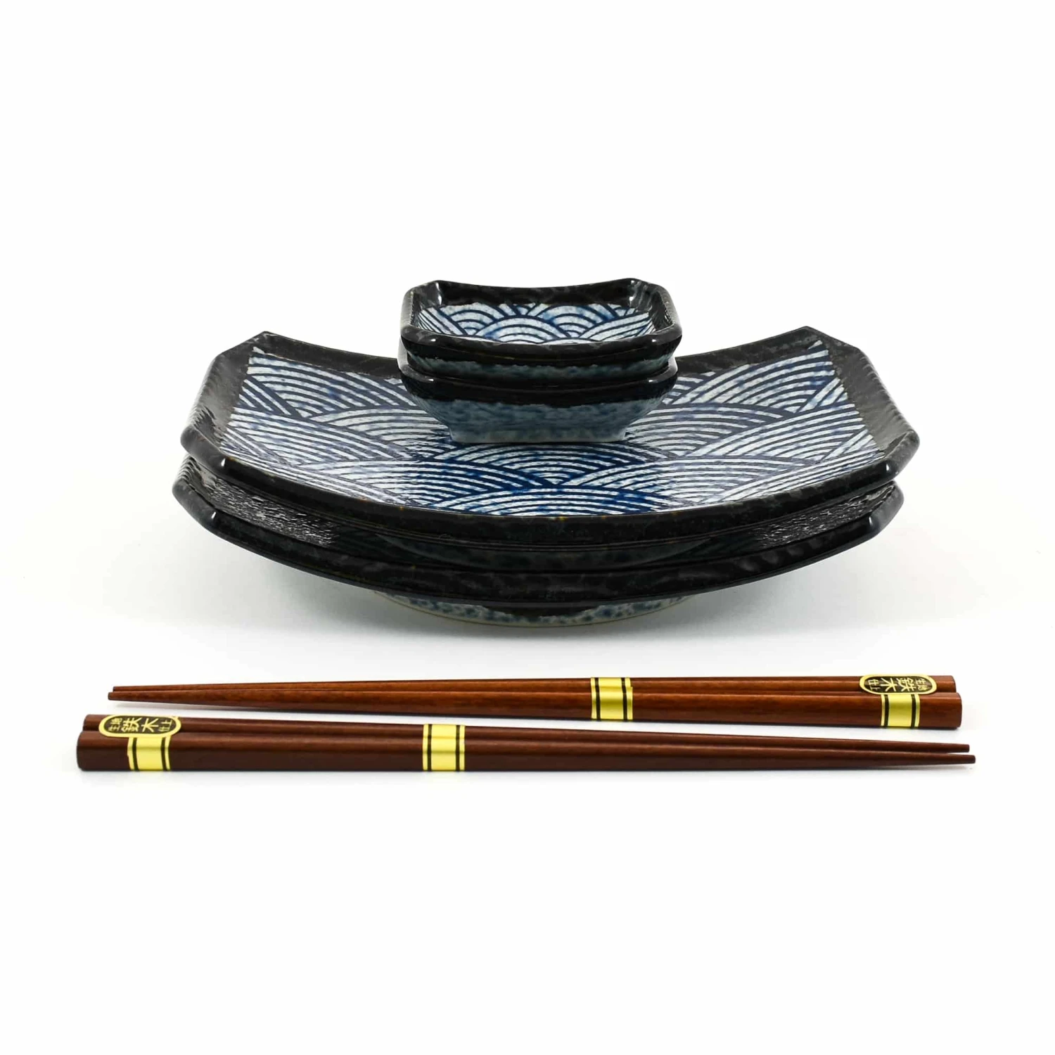 Blue Wave Sushi Serving Set 5 Blue Wave Sushi Serving Set - Image 3