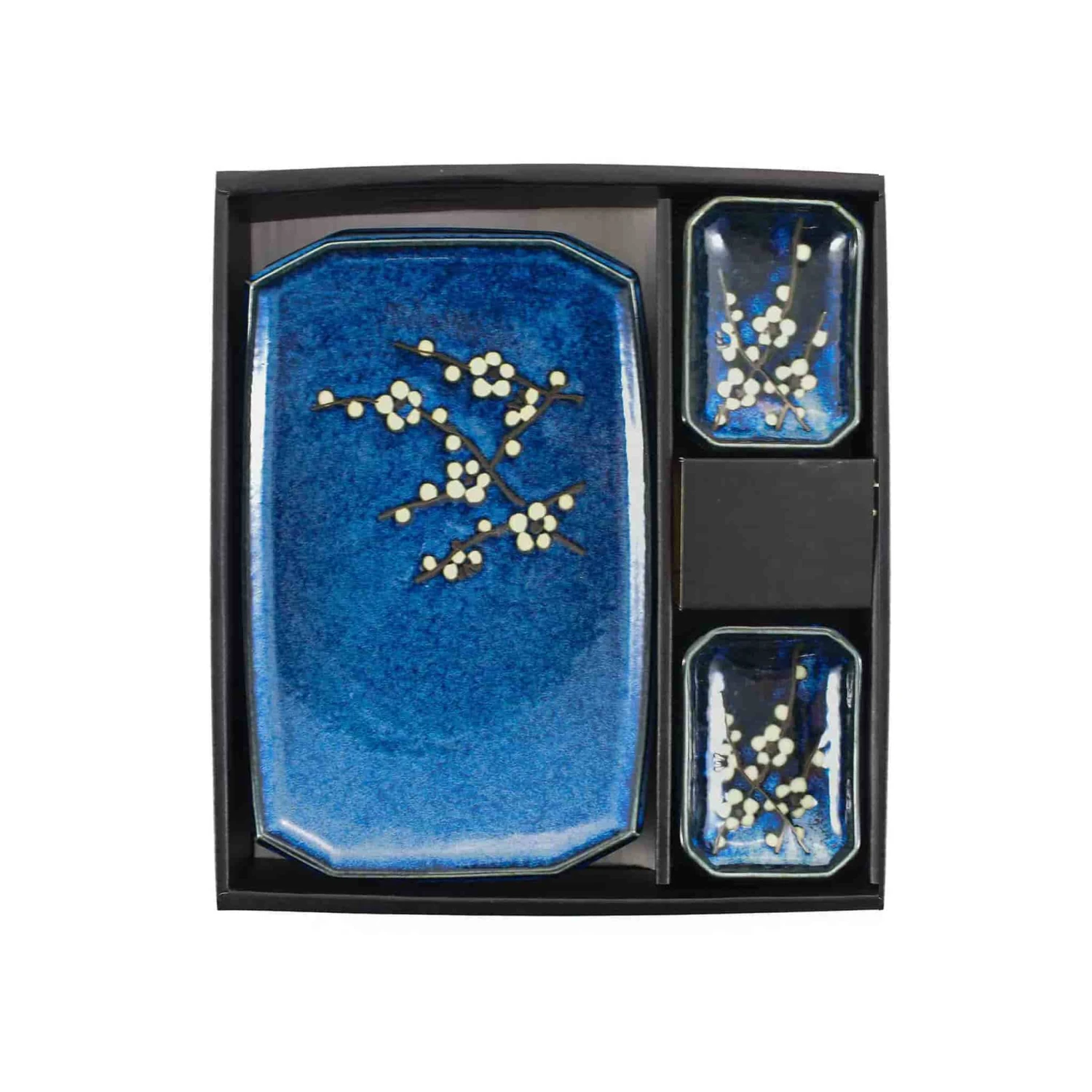 Blue Sakura Sushi Serving Set 4 Blue Sakura Sushi Serving Set - Image 2