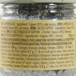La Favorita Salted Capers 8 La Favorita Salted Capers -Home Kitchen FA0034ALaFavoritaSaltedCapers 70gIngredients