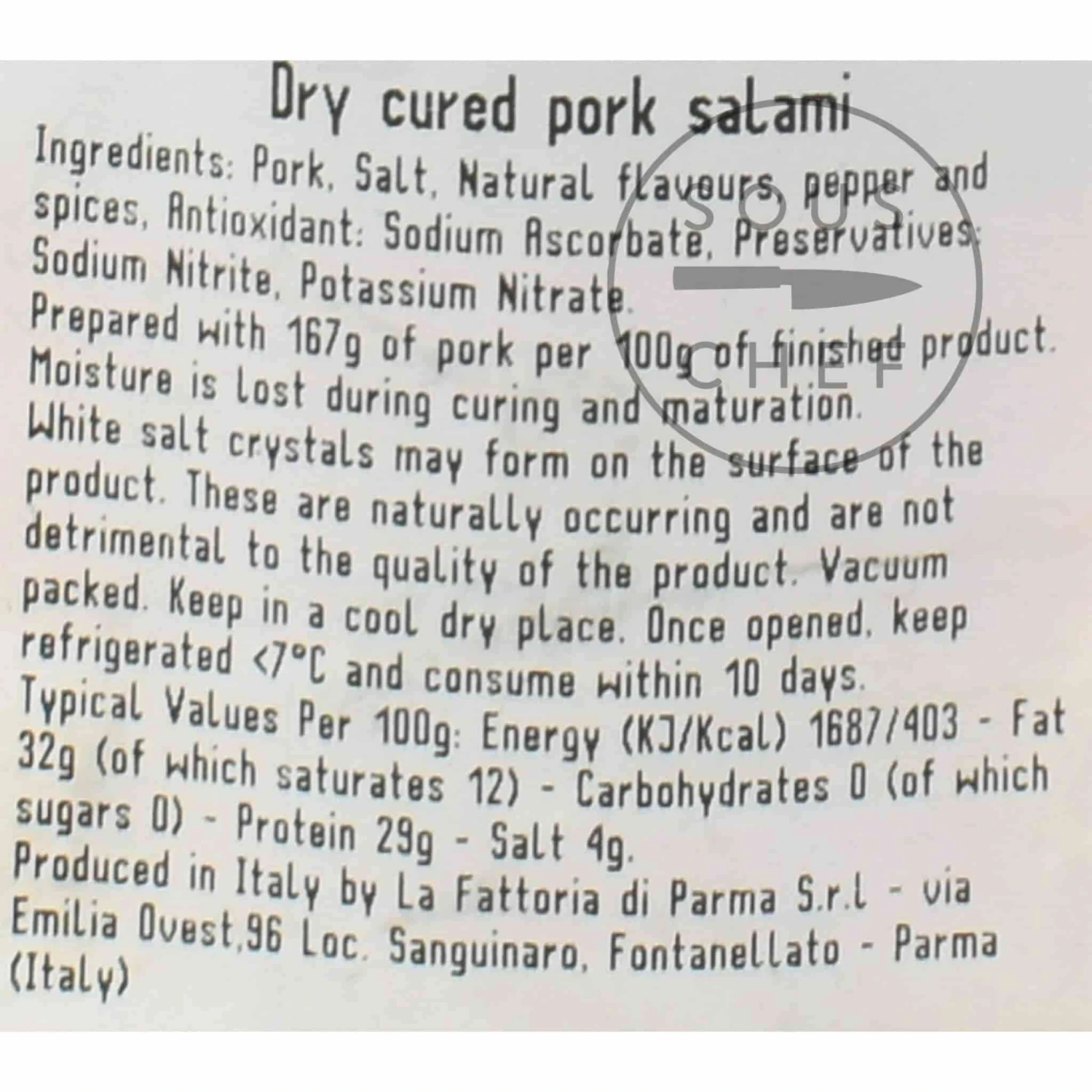 Salami Felino IGP Riserva, 290g 4 Salami Felino IGP Riserva, 290g - Image 2