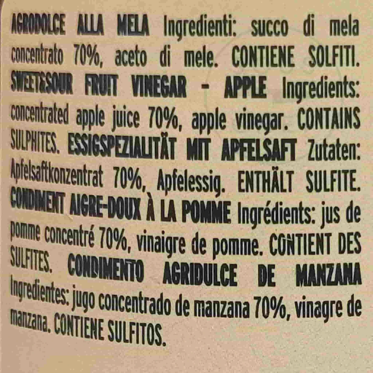 Giuseppe Giusti Sweet And Sour Apple Condiment, 250ml 4 Giuseppe Giusti Sweet And Sour Apple Condiment, 250ml - Image 2