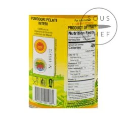 Rega DOP San Marzano Tomatoes 13 Rega DOP San Marzano Tomatoes -Home Kitchen GU0255B RegaDOPSanMarzanoTomatoes2550g nutrition 2