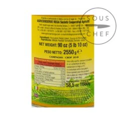 Rega DOP San Marzano Tomatoes 12 Rega DOP San Marzano Tomatoes -Home Kitchen GU0255B RegaDOPSanMarzanoTomatoes2550g nutrition