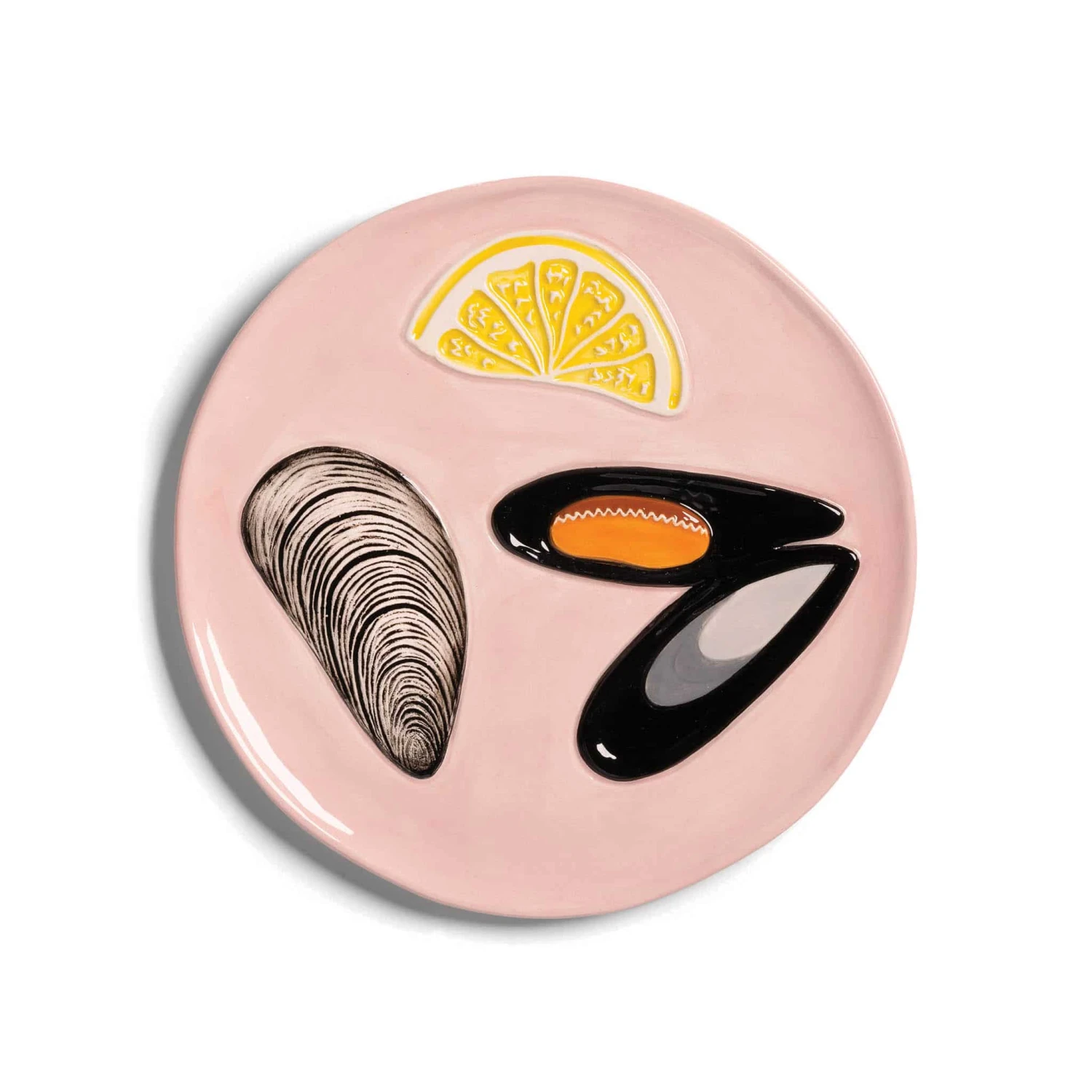 & Klevering Set Of 4 Assorted Seafood Side Plates, 16cm 5 & Klevering Set Of 4 Assorted Seafood Side Plates, 16cm - Image 3