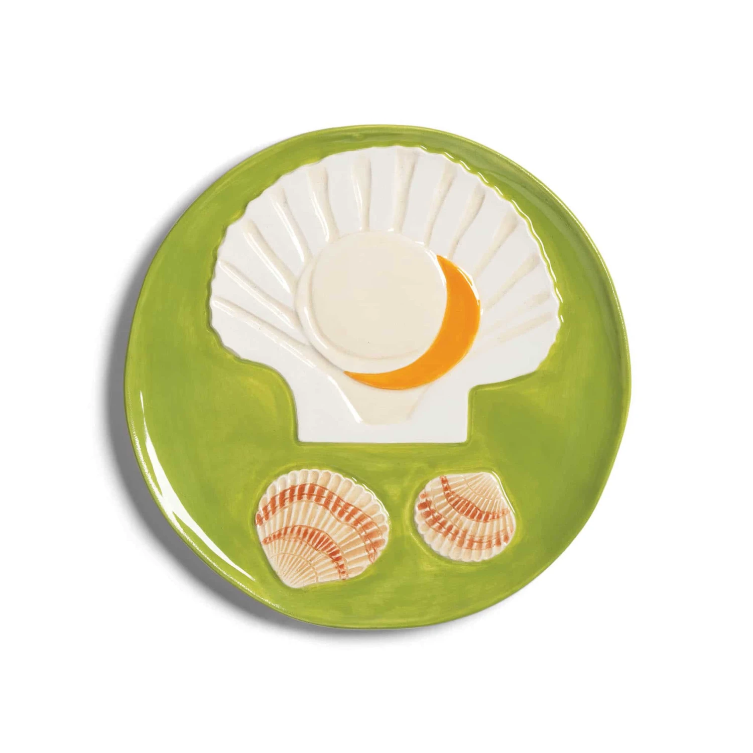 & Klevering Set Of 4 Assorted Seafood Side Plates, 16cm 4 & Klevering Set Of 4 Assorted Seafood Side Plates, 16cm - Image 2