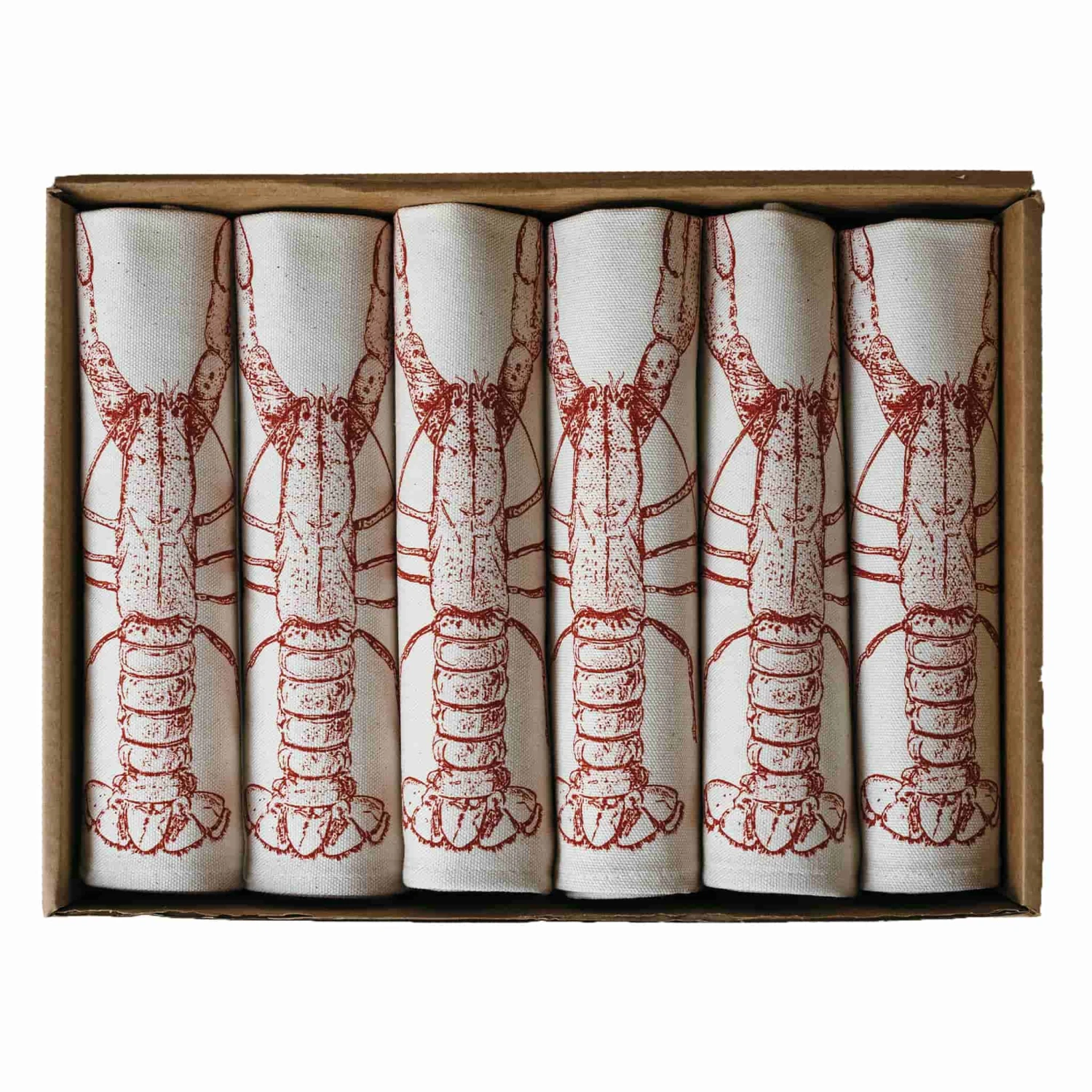 Lobster Design Napkins Box Of 6 3 Lobster Design Napkins Box Of 6