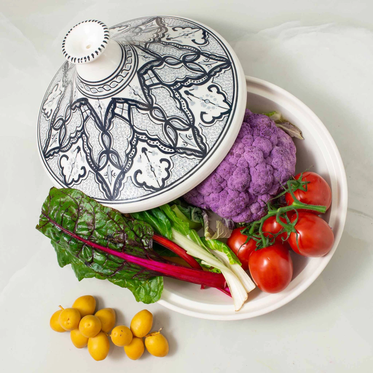 Alyasamin Patterned Tajine 30cm 3 Alyasamin Patterned Tajine 30cm