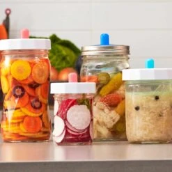 Masontops Complete At Home Wide Mouth Fermentation Kit 8 Masontops Complete At Home Wide Mouth Fermentation Kit -Home Kitchen MJ0001MasontopsCompleteAtHomeWideMouthFermentationKitLife2