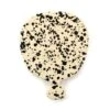 Puglia Black Splatter Ceramic Serving Board 25cm 2 Puglia Black Splatter Ceramic Serving Board 25cm -Home Kitchen NC0014 PugliaBlackSplatterCeramicServingBoard25cm Overhead
