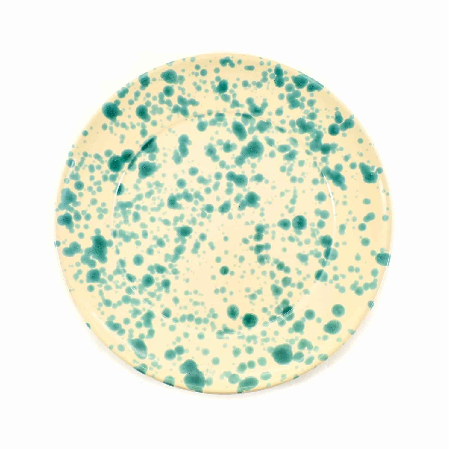 Puglia Aquamarine Splatter Dinner Plate 27cm 3 Puglia Aquamarine Splatter Dinner Plate 27cm