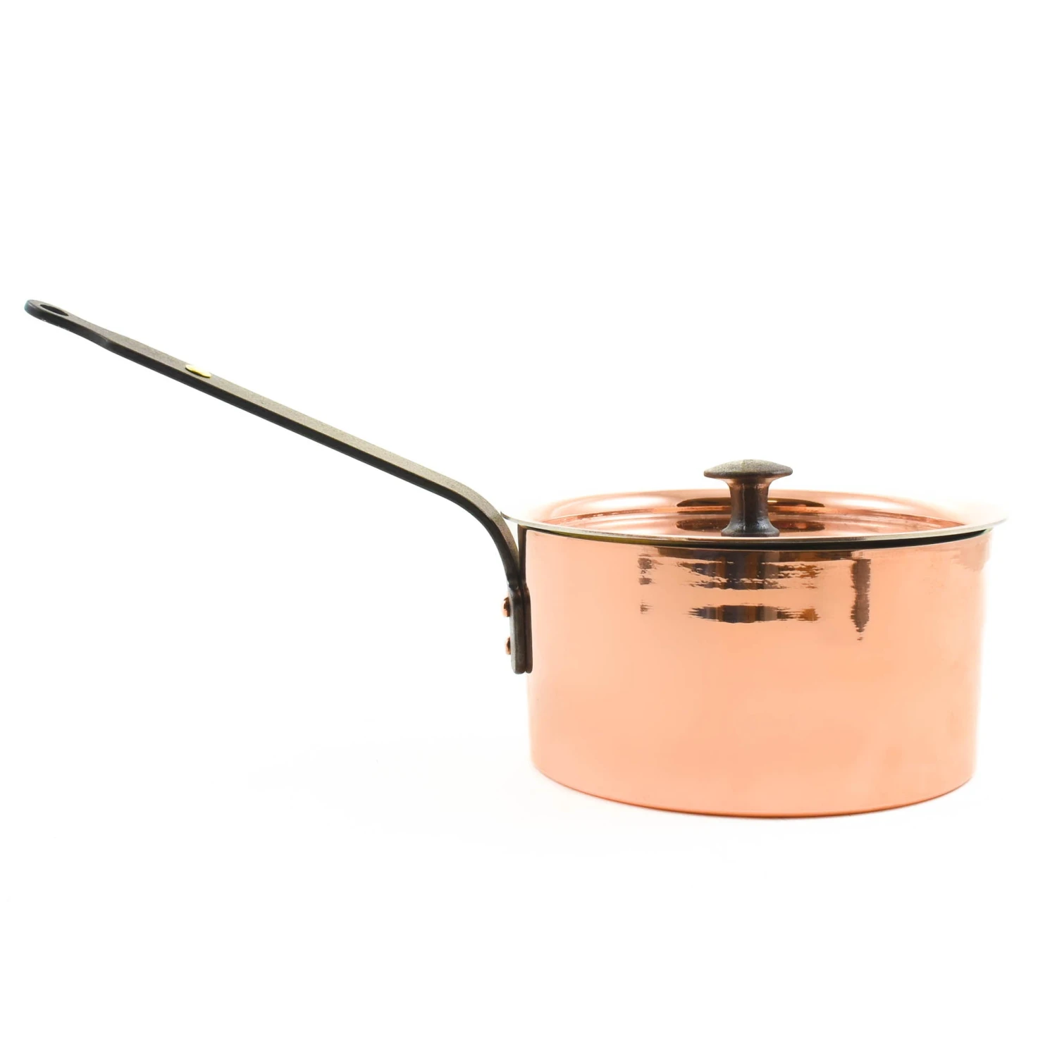 Netherton Foundry Copper Saucepan With Lid 4 Netherton Foundry Copper Saucepan With Lid - Image 2