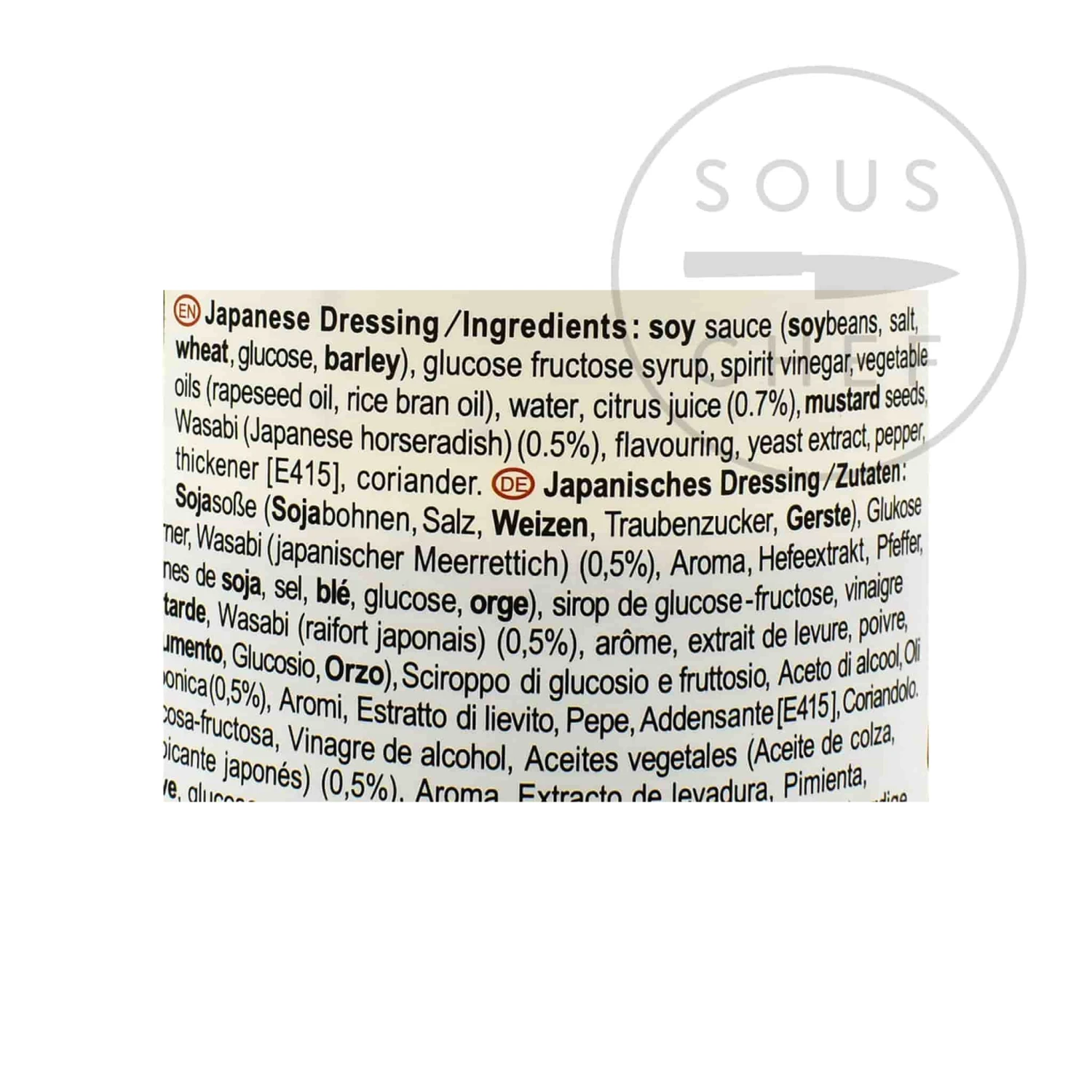 Nihon Shokken Japanese Dressing 1L 4 Nihon Shokken Japanese Dressing 1L - Image 2