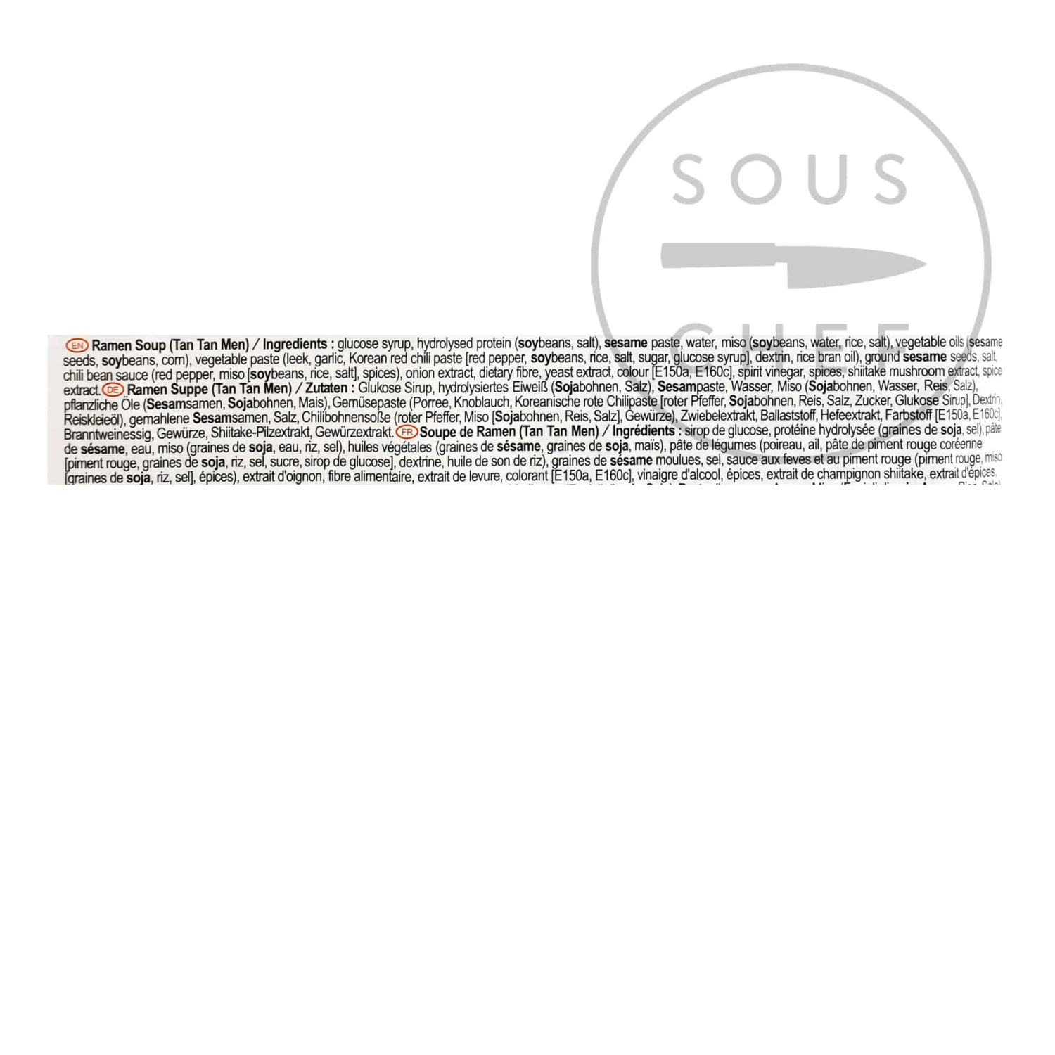 Nihon Shokken Ramen Soup - Tan Tan Men 2kg 4 Nihon Shokken Ramen Soup - Tan Tan Men 2kg - Image 2