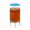 Kefirko Blue Kombucha Glass Fermenter With Spigot And Wooden Stand, 7L -Home Kitchen OO0008KerfikoBlueKombuchaGlassFermenterwithSpigotandWoodenStand 7L