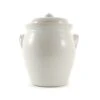Handmade Stoneware Fermenting Crock In White 4.5 Litre 1 Handmade Stoneware Fermenting Crock In White 4.5 Litre -Home Kitchen RB0004 HandmadeStonewareFermentingCrockinWhite4