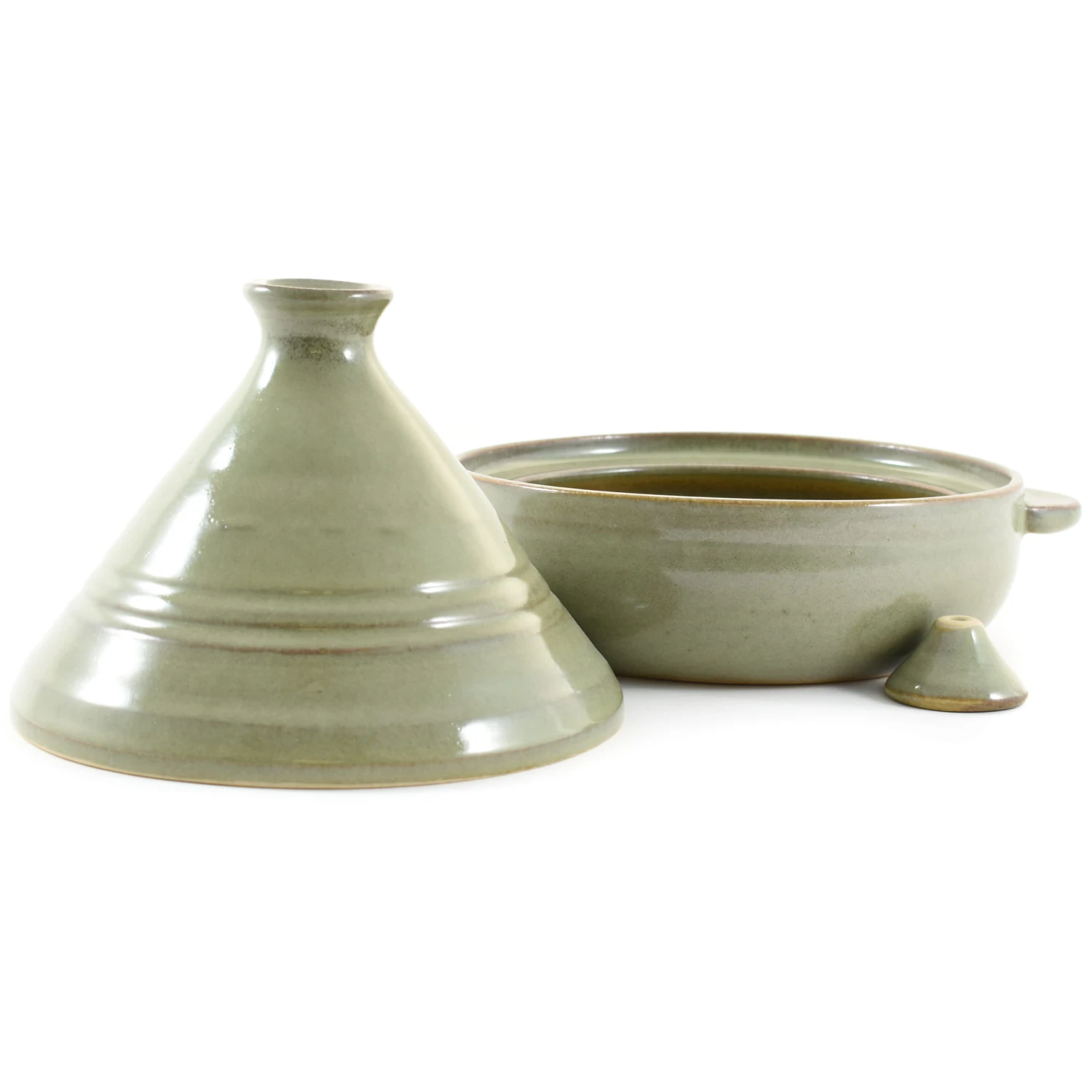 Handmade Glazed Stoneware Tagine 23cm 4 Handmade Glazed Stoneware Tagine 23cm - Image 2