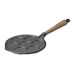 Home Kitchen 16 Skeppshult Traditional Cast Iron Scotch Pancake Pan, 23cm