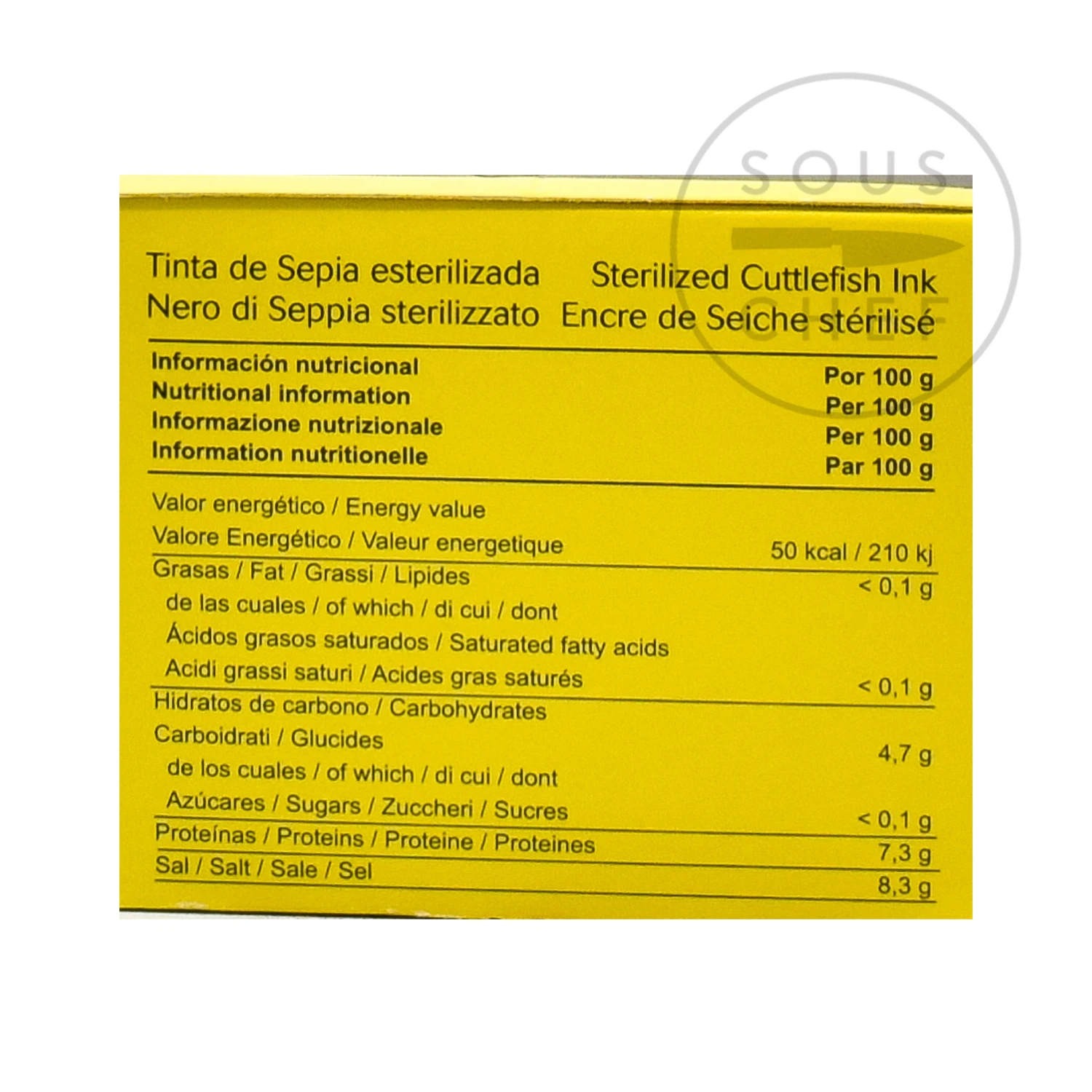 'Squid Ink' Sachets - Cuttlefish Ink 9 'Squid Ink' Sachets - Cuttlefish Ink - Image 7