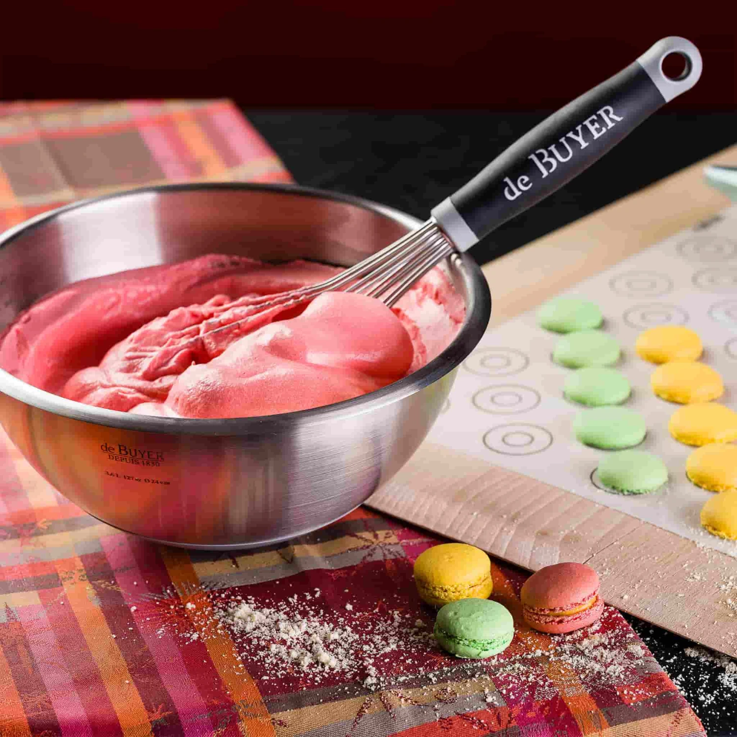 De Buyer Hemisphere Mixing Bowl With Silicone Base 16cm 5 De Buyer Hemisphere Mixing Bowl With Silicone Base 16cm - Image 3