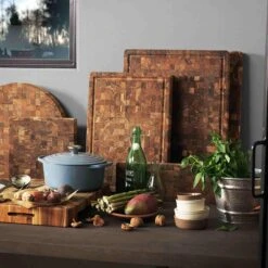 Teakhaus End Grain Butcher Block With Juice Canal, Medium 7 Teakhaus End Grain Butcher Block With Juice Canal, Medium -Home Kitchen TK0006 TK0009lifestyle 68a70a4c a861 4b0a 9b2c 012eca55f8f1