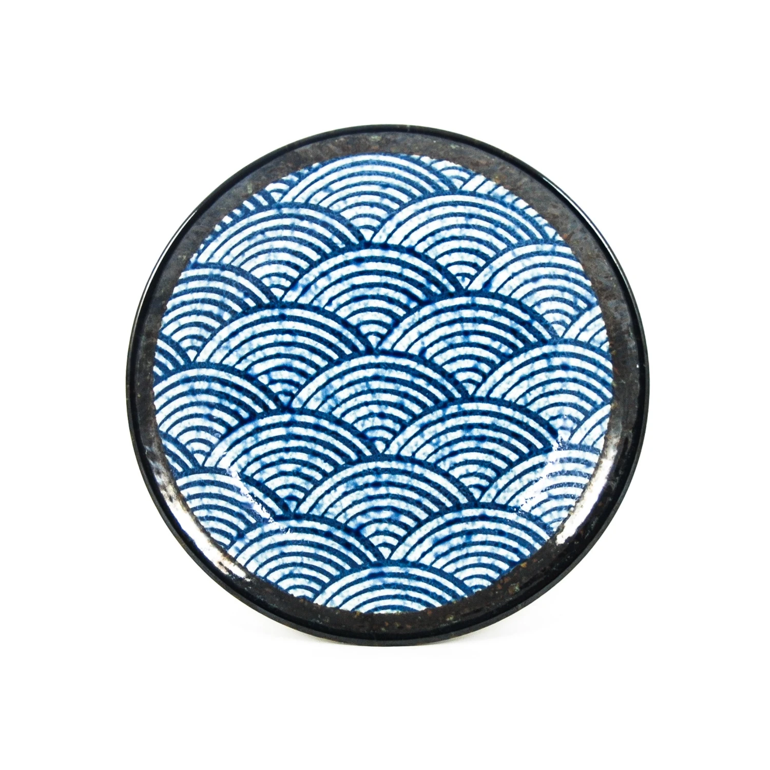 Blue Wave Medium Plate 22cm 4 Blue Wave Medium Plate 22cm - Image 2