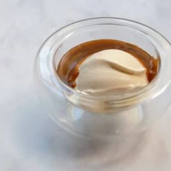 6 X 120ml Small Double Wall Glass Bowl -Home Kitchen caramel ice cream double wall glass