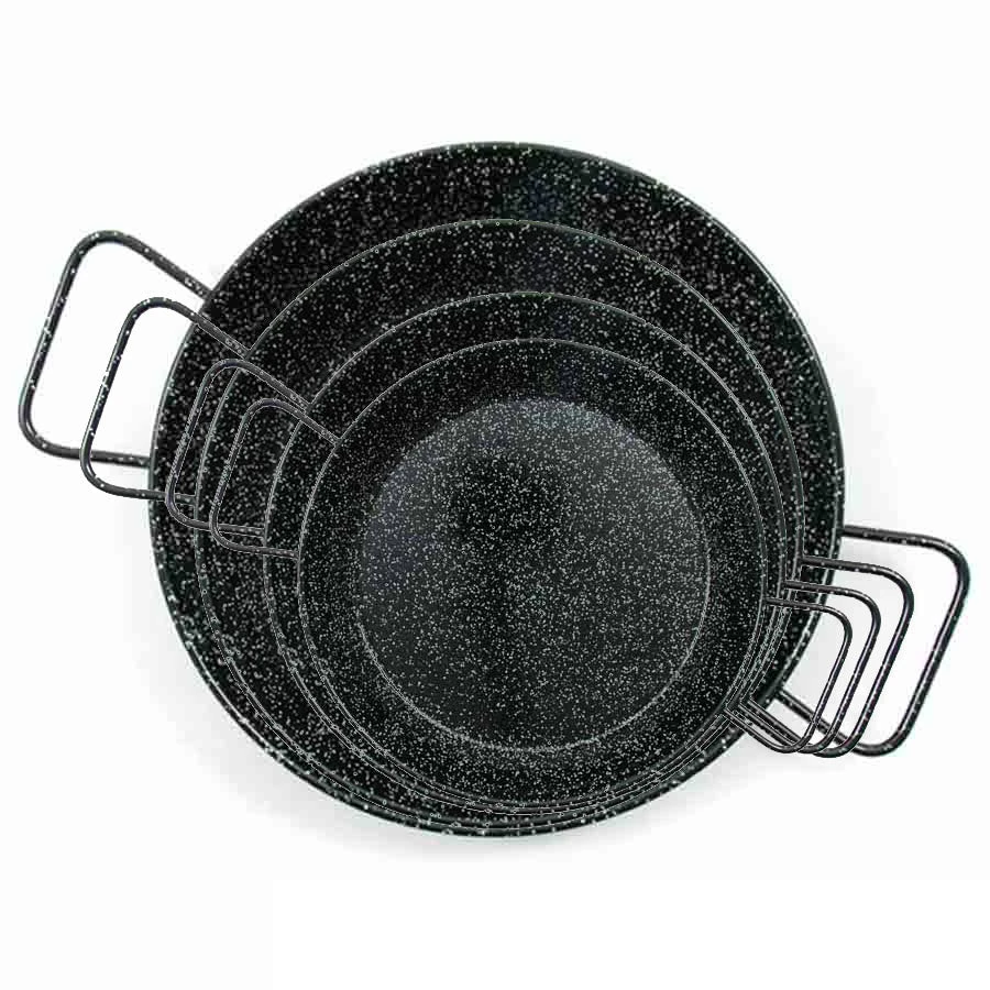 Enamelled 4 Person Paella Pan 26cm 4 Enamelled 4 Person Paella Pan 26cm - Image 2