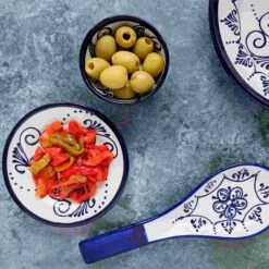Perello Gordal Pitted Olives -Home Kitchen lifestyle 0021 AndaluciaTablewareTapas above1 DG0022 DG0020 DG0021 DG0017 BD0034 DG0008