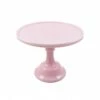 Mosser Glass Pink Milk Glass Cake Stand 10" -Home Kitchen mosser glass 10 cake stand in crown tuscan pink